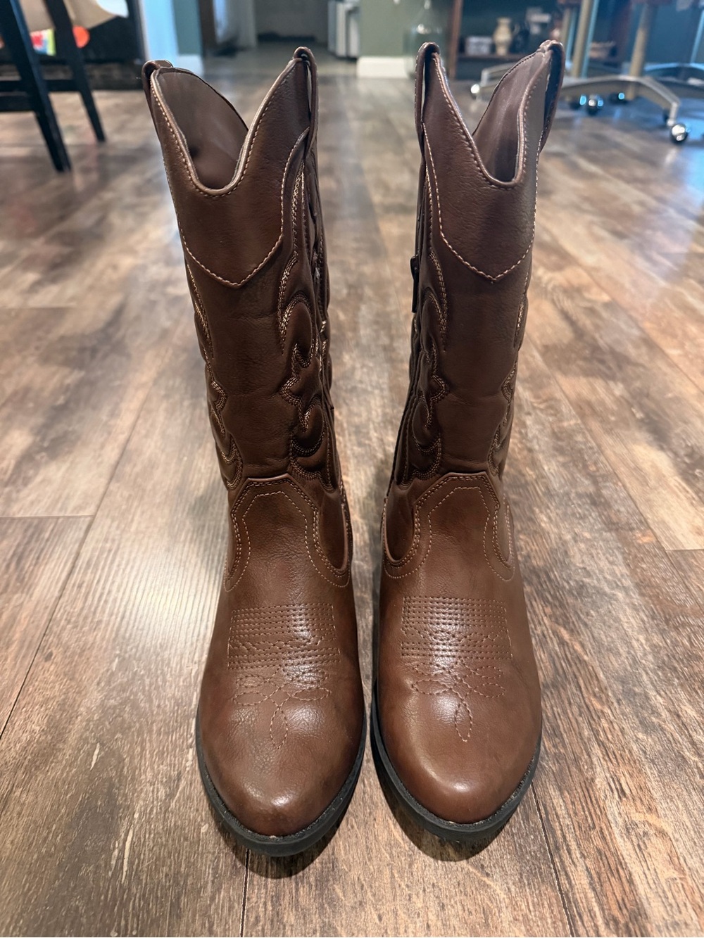 Cat & Jack Brown Western-Style Kids Boots